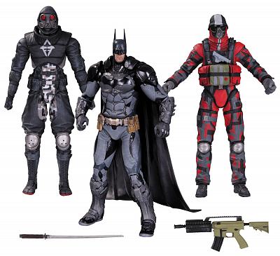 Batman Arkham Knight Actionfiguren 3er-Pack Batman & Thugs 17 cm