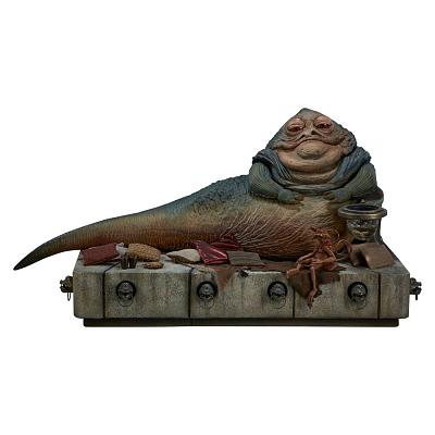 Star Wars Episode VI Actionfigur 1/6 Jabba the Hutt & Throne Del