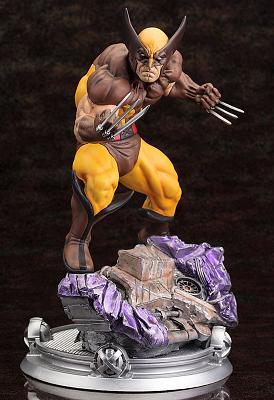 Marvel Comics Fine Art Statue 1/6 Wolverine Brown Costume Danger