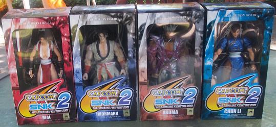 CAPCOM VS. SNK 2 Actionfigures (4 Pieces)