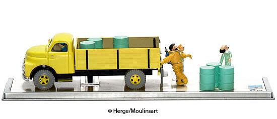 Tim & Struppi: Transport: Szene 4: Le camion jaune de la Base