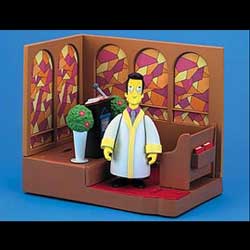 Simpsons Playset First Church mit Reverend Lovejoy